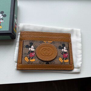NWT Gucci x Disney Card Case Micro GG Monogram Card Holder